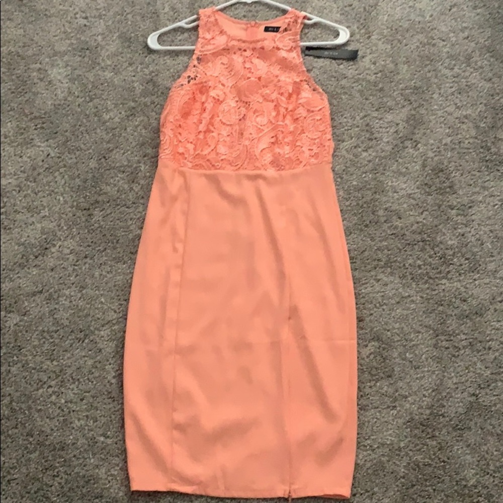 Coral dress